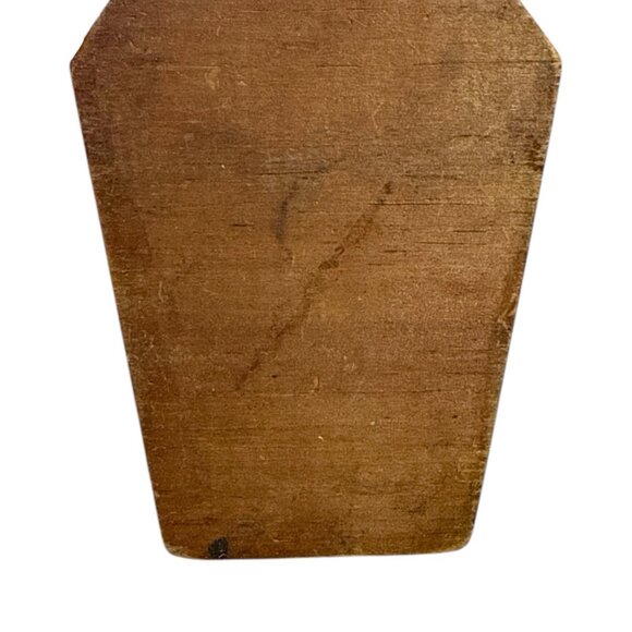 Vintage Hand Carved Wooden Monk Figurine with Rosary & Book Religious Folk Art - Picture 7 of 8